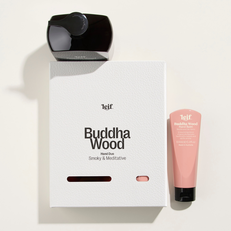 Buddha Wood Hand Duo